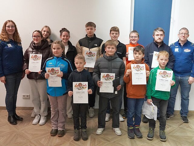 12 Jungschützen schafften es in den Altersklassen aufs Treppchen.