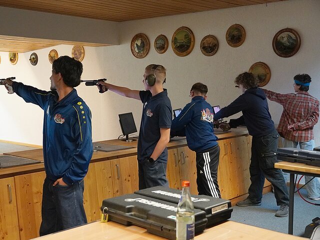 Mit Eifer beim ersten Kadertraining dabei.